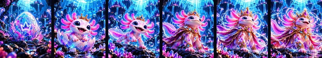 Axo evolution line from egg to legendary